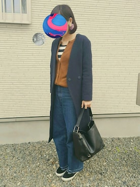 「KBF+」｜「アイテム（その他アウター）」を使った、タラコさん（レディース・170cm）の冬コーディネート