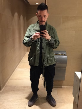 「greg lauren」｜「アイテム（ジャケット/アウター）」を使った、Bさん（メンズ・170cm）の秋コーディネート