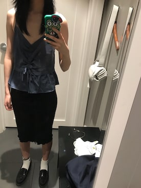「rag & bone（ラグアンドボーン）のアイテム（スカート）」を使った、yuさん（レディース・165cm）の春コーディネート
