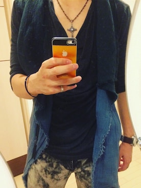 「NO ID.（ノーアイディ）のアイテム（アクセサリー）」を使った、Yusuke .Nさん（メンズ・172cm）の秋コーディネート