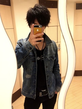 「MIDAS（ミダス）のアイテム（パンツ）」を使った、Yusuke .Nさん（メンズ・172cm）の秋コーディネート
