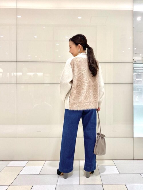 ルクールブランアミュプラザ長崎店スタッフ Le Coeur Blanc Le Coeur Blancのデニムパンツを使ったコーディネート Wear ルクールブランアミュプラザ長崎店スタッフ Le Coeur Blanc Le Coeur Blancのデニムパンツを使ったコーディネート Wear