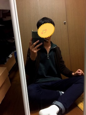 「H&M（エイチ・アンド・エム）のアイテム（ジャージ）」を使った、MASAさん（メンズ・175cm）の秋コーディネート