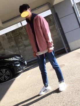 「RAGEBLUE（レイジブルー）のアイテム（その他アウター）」を使った、MASAさん（メンズ・175cm）の冬コーディネート