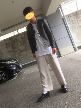 「Noritakeのアイテム」を使った、MASAさん（メンズ・175cm）の春コーディネート