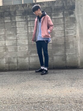 「RAGEBLUE（レイジブルー）のアイテム（その他アウター）」を使った、MASAさん（メンズ・175cm）の春コーディネート
