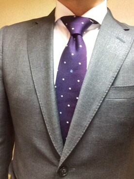 「シップス」｜「アイテム（セットアップ）」を使った、AzUさん（メンズ・173cm）の冬コーディネート