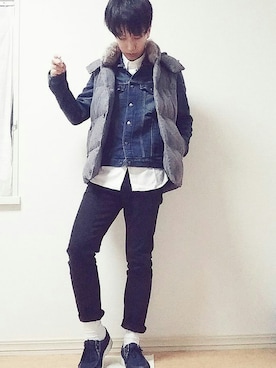 こおすけさん（メンズ・169cm）の冬コーディネート