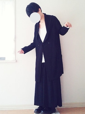 「ALBINO（アルビーノ）のアイテム（その他アウター）」を使った、こおすけさん（メンズ・169cm）の冬コーディネート