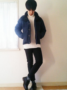 こおすけさん（メンズ・169cm）の冬コーディネート