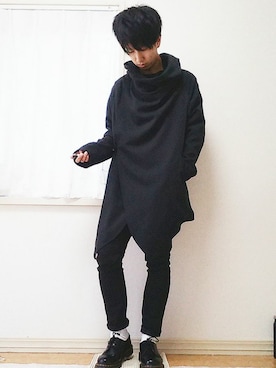 「ALBINO（アルビーノ）のアイテム（その他アウター）」を使った、こおすけさん（メンズ・169cm）の冬コーディネート