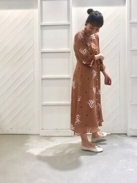 「Banner Barrett（バナーバレット）のアイテム（ワンピース/ドレス）」を使った、n a t s uさん（レディース・156cm）の春コーディネート