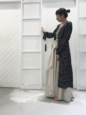 「Banner Barrett（バナーバレット）のアイテム（ワンピース/ドレス）」を使った、n a t s uさん（レディース・156cm）の春コーディネート