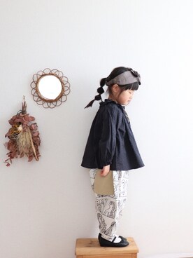 「handmade」｜「アイテム（その他シューズ）」を使った、naa_booさん（キッズ・100cm）の春コーディネート