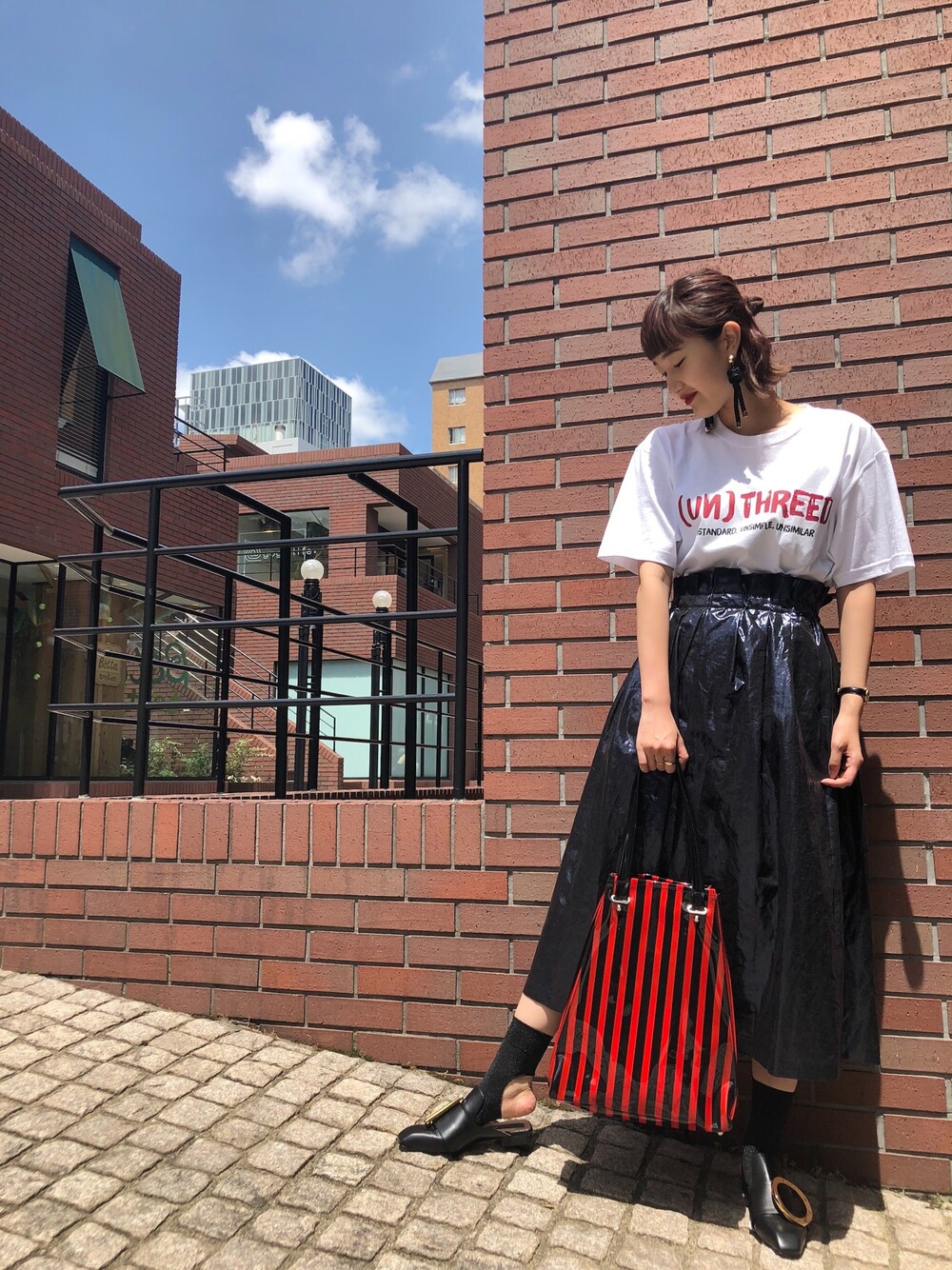 haruna yasuda｜UN3D.のTシャツ/カットソーを使ったコーディネート - WEAR