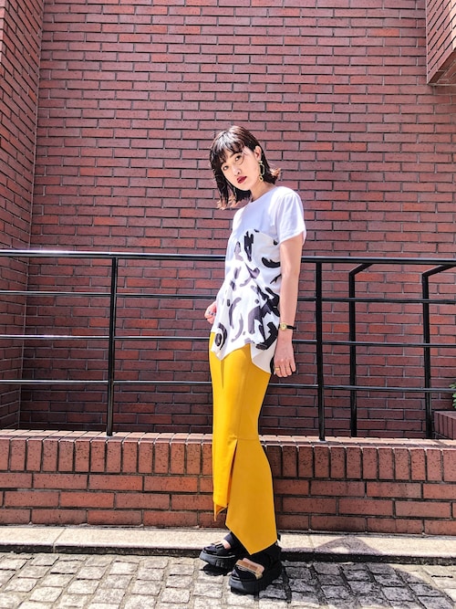 UN3D.（アンスリード）の「プリントアートドッキングTシャツ（Tシャツ