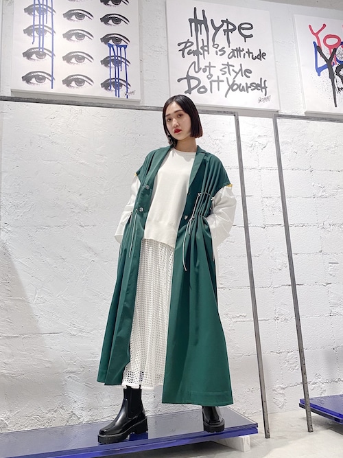 UN3D.（アンスリード）の「ドローストリングコート（その他アウター