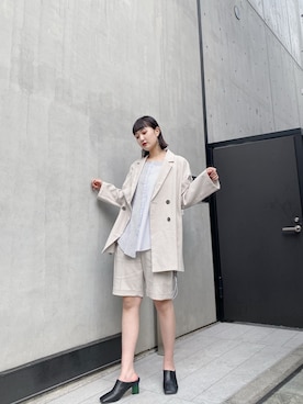 haruna  yasudaさん（レディース・168cm）の春コーディネート