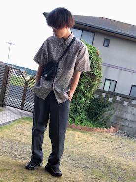 「UNDEFEATED （アンディフィーテッド）のアイテム（シューズ）」を使った、murataさん（メンズ・176cm）の夏コーディネート