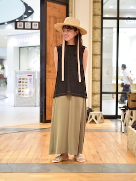 沙霧さん（レディース・159cm）の夏コーディネート