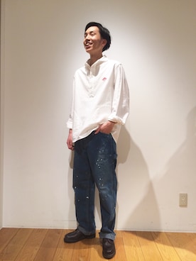 「orSlow（オアスロウ）のアイテム」を使った、tominagaさん（メンズ・172cm）の春コーディネート