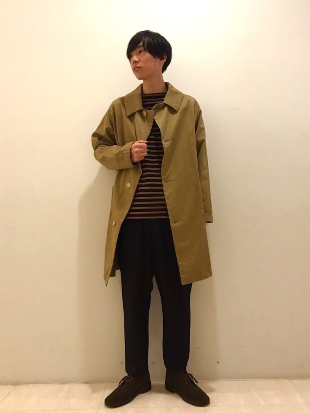 tominaga(Bshop 博多店)｜GALLEGO DESPORTESのトレンチコートを使った 