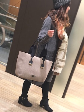 「TOPKAPI（トプカピ）のアイテム（帽子）」を使った、marronさん（レディース・155cm）の冬コーディネート