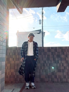 シュンスケさん（メンズ・160cm）の春コーディネート