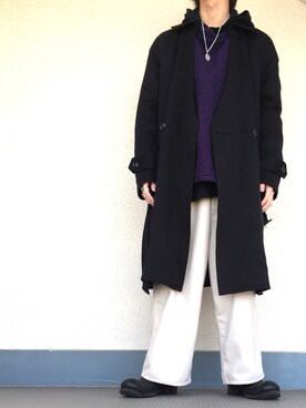 「Azuma.（アズマ）のアイテム（ジャケット/アウター）」を使った、memento moriさん（メンズ・167cm）の冬コーディネート