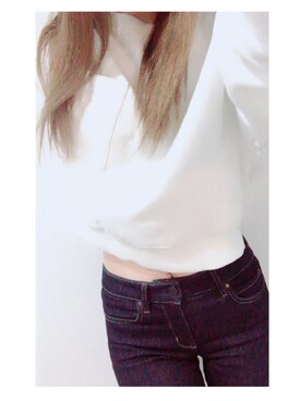 「へザー」｜「アイテム（スウェット）」を使った、Mさん（レディース・157cm）の秋コーディネート