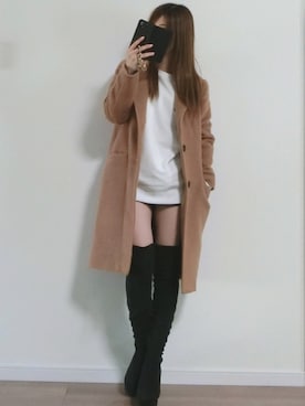 Mさん(レディース・157cm)の冬コーディネート