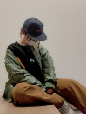 Mさんの（Stussy Women | ステューシーウィメン）を使ったコーディネート