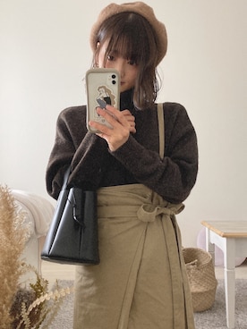 SayAさん（レディース・162cm）の冬コーディネート