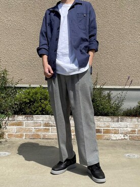 「417 EDIFICE（フォーワンセブンエディフィス）のアイテム（その他パンツ）」を使った、gakuさん（メンズ・170cm）の春コーディネート