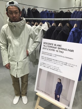 「DESCENTE ALLTERRAIN（デサント　オルテライン）のアイテム（その他アウター）」を使った、KIMURAさん（メンズ・175cm）の冬コーディネート