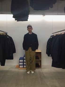 「AURALEE」｜KIMURAさん（メンズ・175cm）の秋コーディネート