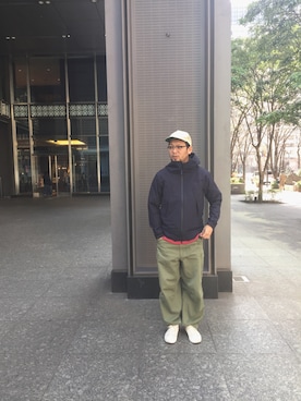 「DESCENTE ALLTERRAIN（デサント　オルテライン）のアイテム（その他アウター）」を使った、KIMURAさん（メンズ・175cm）の冬コーディネート