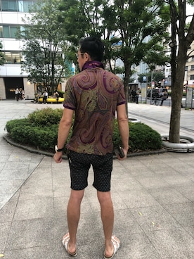 「Felisi（フェリージ）のアイテム（財布/小物）」を使った、Eiichi Ohnoさん（メンズ・186cm）の夏コーディネート