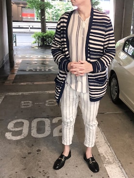 「ゆるゆる」｜Eiichi Ohnoさん（メンズ・185cm）の夏コーディネート