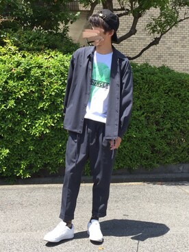 KENさん（メンズ・176cm）の春コーディネート