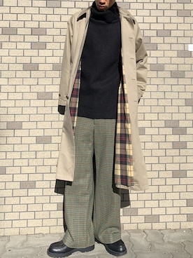 「yoko sakamoto（ヨーコサカモト）のアイテム（トップス）」を使った、KENさん（メンズ・176cm）の冬コーディネート