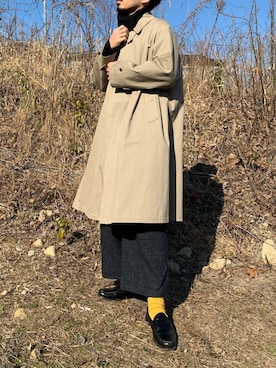 「yoko sakamoto（ヨーコサカモト）のアイテム（トップス）」を使った、KENさん（メンズ・176cm）の冬コーディネート