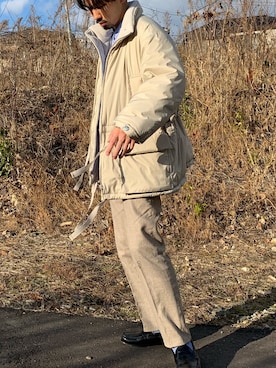 「yoke」｜「アイテム（ブルゾン）」を使った、KENさん（メンズ・176cm）の冬コーディネート