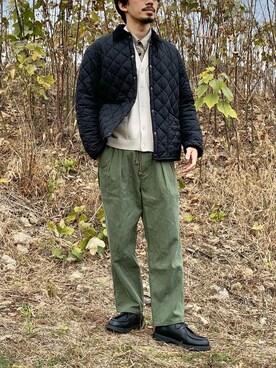 「yoko sakamoto（ヨーコサカモト）のアイテム（トップス）」を使った、KENさん（メンズ・176cm）の冬コーディネート