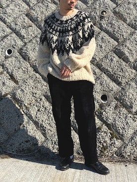 「WEEJUNS（ウィージャンズ）のアイテム」を使った、KENさん（メンズ・176cm）の冬コーディネート