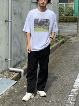 「LARS LARSEN（ラースラーセン）のアイテム」を使った、KENさん（メンズ・176cm）の春コーディネート