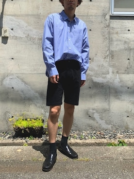 「WEEJUNS（ウィージャンズ）のアイテム」を使った、KENさん（メンズ・176cm）の春コーディネート