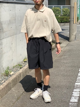 「LACOSTE」｜「アイテム（腕時計）」を使った、KENさん（メンズ・176cm）の夏コーディネート