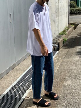 「YOAK(ヨーク)のアイテム」を使った、KENさん(メンズ・176cm)の夏コーディネート