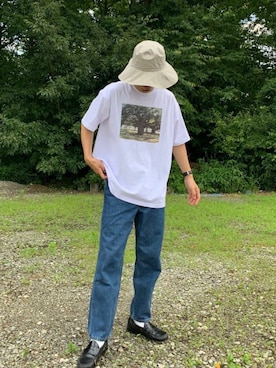 「LARS LARSEN（ラースラーセン）のアイテム」を使った、KENさん（メンズ・176cm）の夏コーディネート